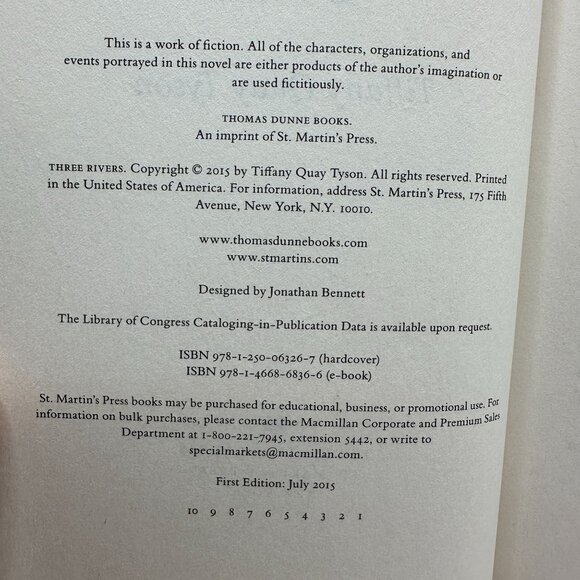 Pre-Owned Three Rivers (Hardcover) by Tiffany Quay Tyson - Picture 5 of 5